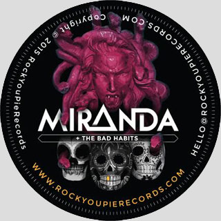MIRANDA RockYouPie Records circle sticker